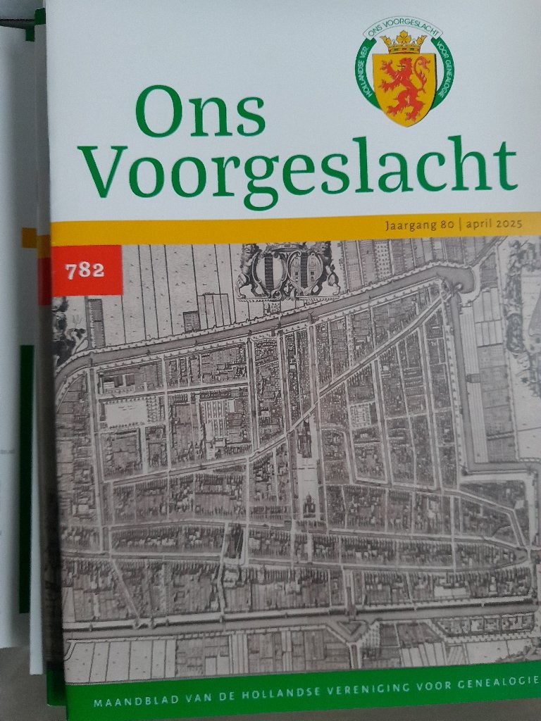 Genealogisch blad Ons Voorgeslacht (15 complete jaargangen), Boeken, Berend van Dooren, Leon van der Hoeven e.a., Ophalen of Verzenden