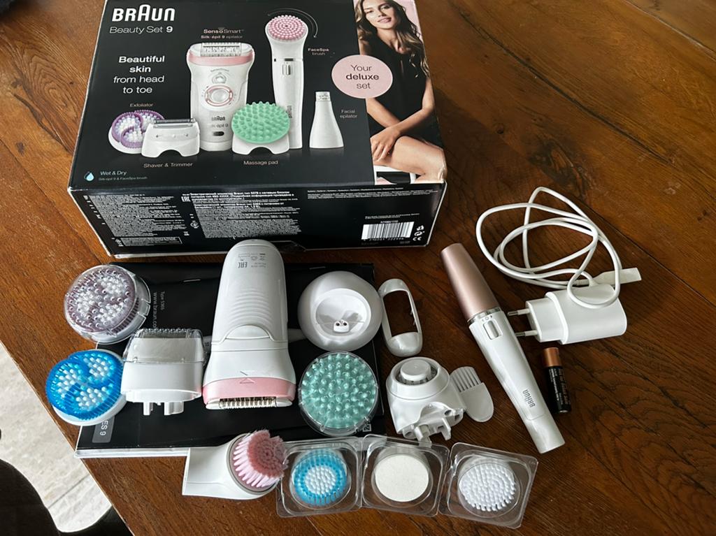 Braun epilady beaty set 9 silk-épil 9 epilator tondeuse set, Ophalen of Verzenden, Zo goed als nieuw, Overige typen