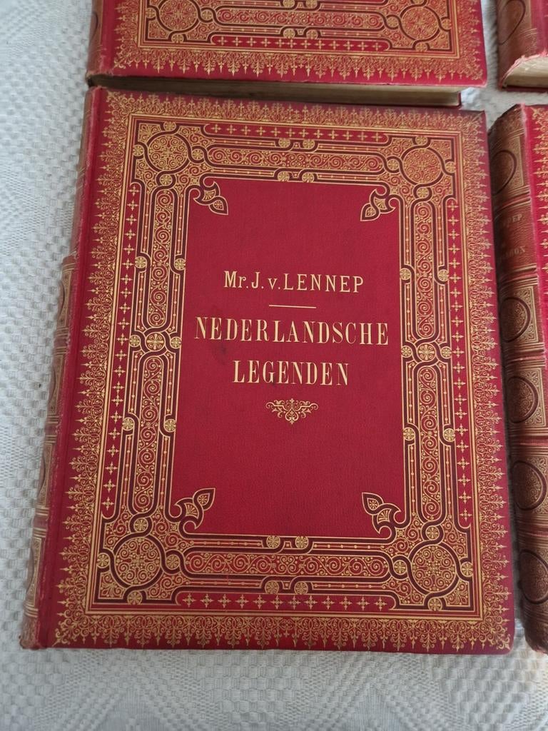 Nederlandsche Legenden - Mr. J. van Lennep (Antiek Boek), Boeken, Ophalen of Verzenden, Gelezen, Mr. J. van Lennep, Nederland