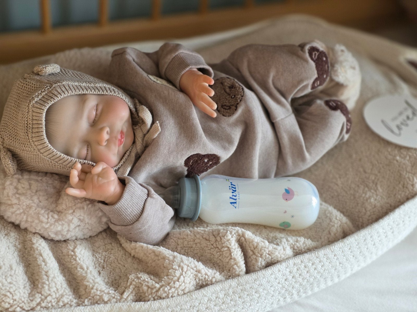 reborn christopher, Verzamelen, Poppen, Ophalen of Verzenden, Zo goed als nieuw, Babypop