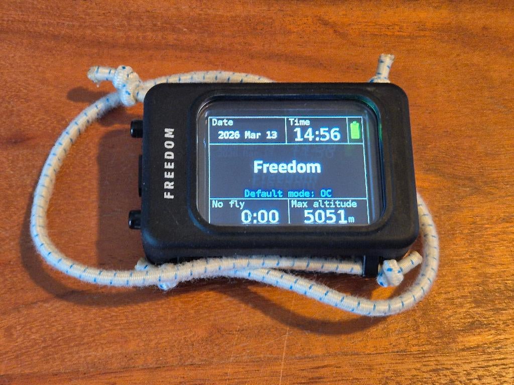 Divesoft Freedom Basic Nitrox –voor lucht & nitrox (tot 40%), Watersport en Boten, Ophalen of Verzenden, Gebruikt, Duikcomputer