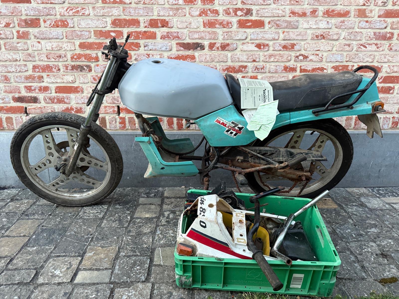 Honda mbx 80 rijdend frame bj 1986, Motoren, Ophalen