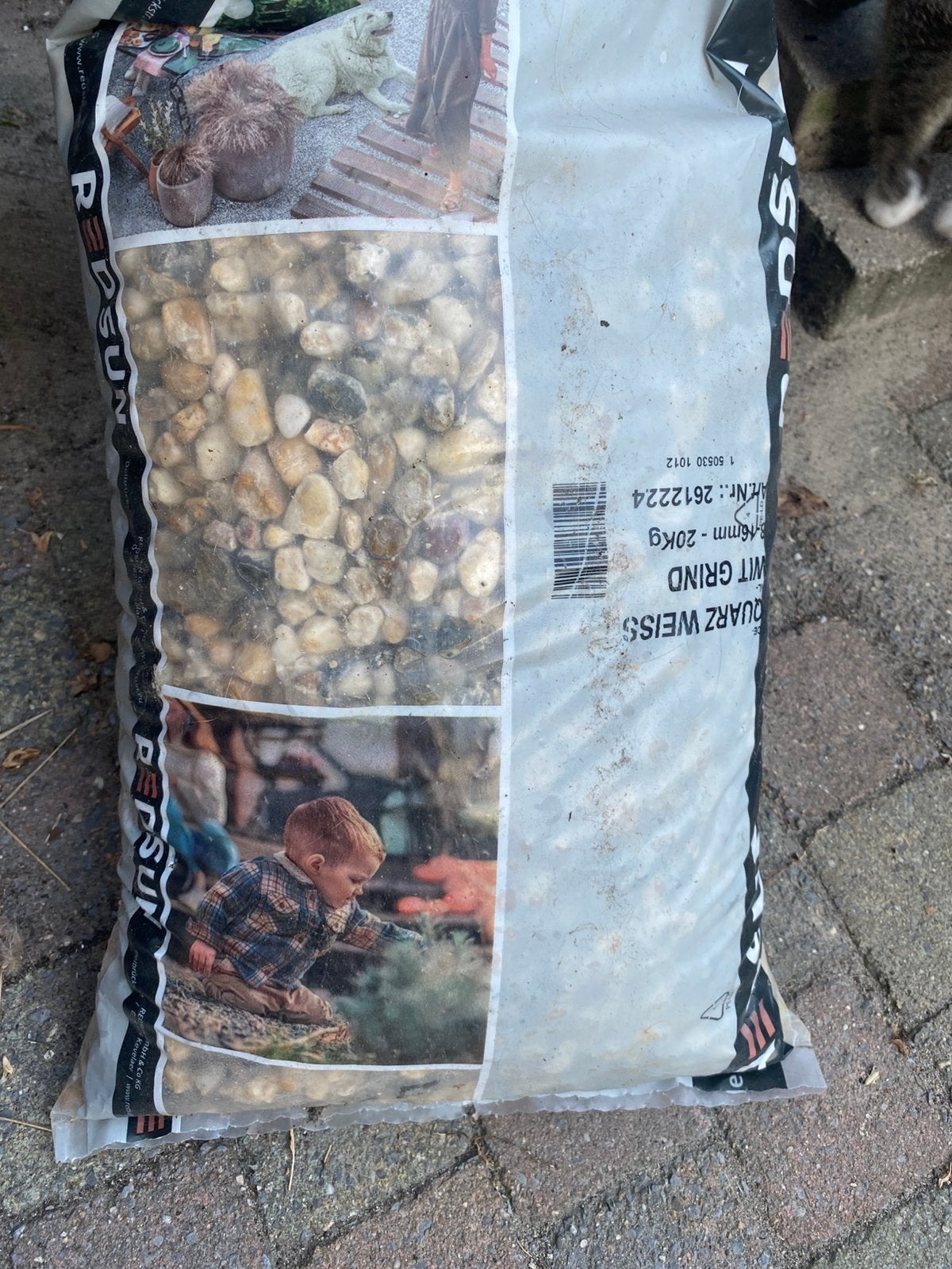 Wit grind, Tuin en Terras, Grind, Keien en Split, Ophalen, Zo goed als nieuw, Wit