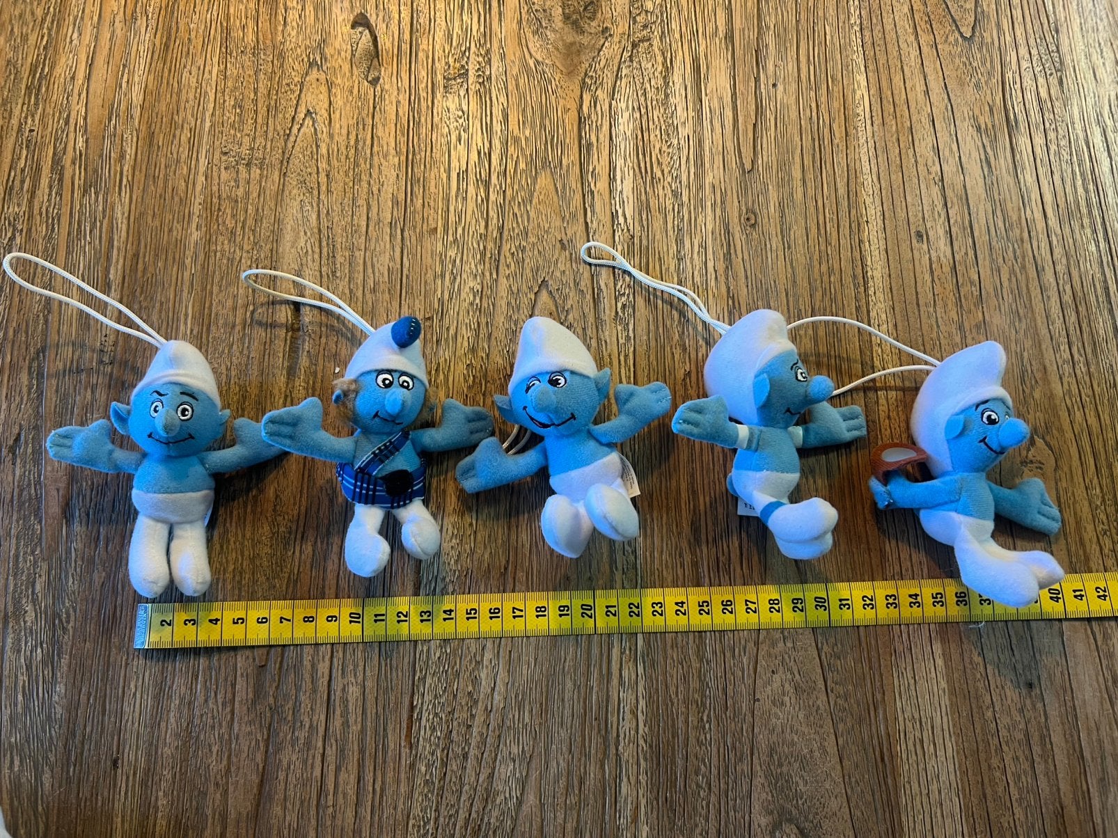 Smurfen mc donalds happy meal stoffen poppetjes, Verzamelen, Smurfen, Ophalen of Verzenden, Zo goed als nieuw, Verschillende Smurfen