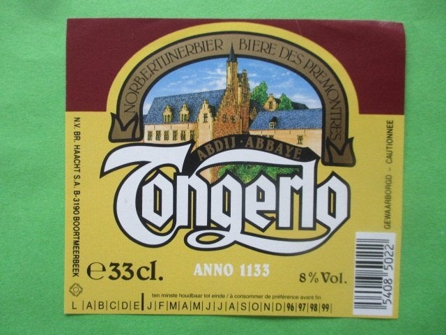 bieretiket Belgie 17-8 (18X) haacht, Verzamelen, Ophalen of Verzenden, Nieuw, Overige typen, Overige merken