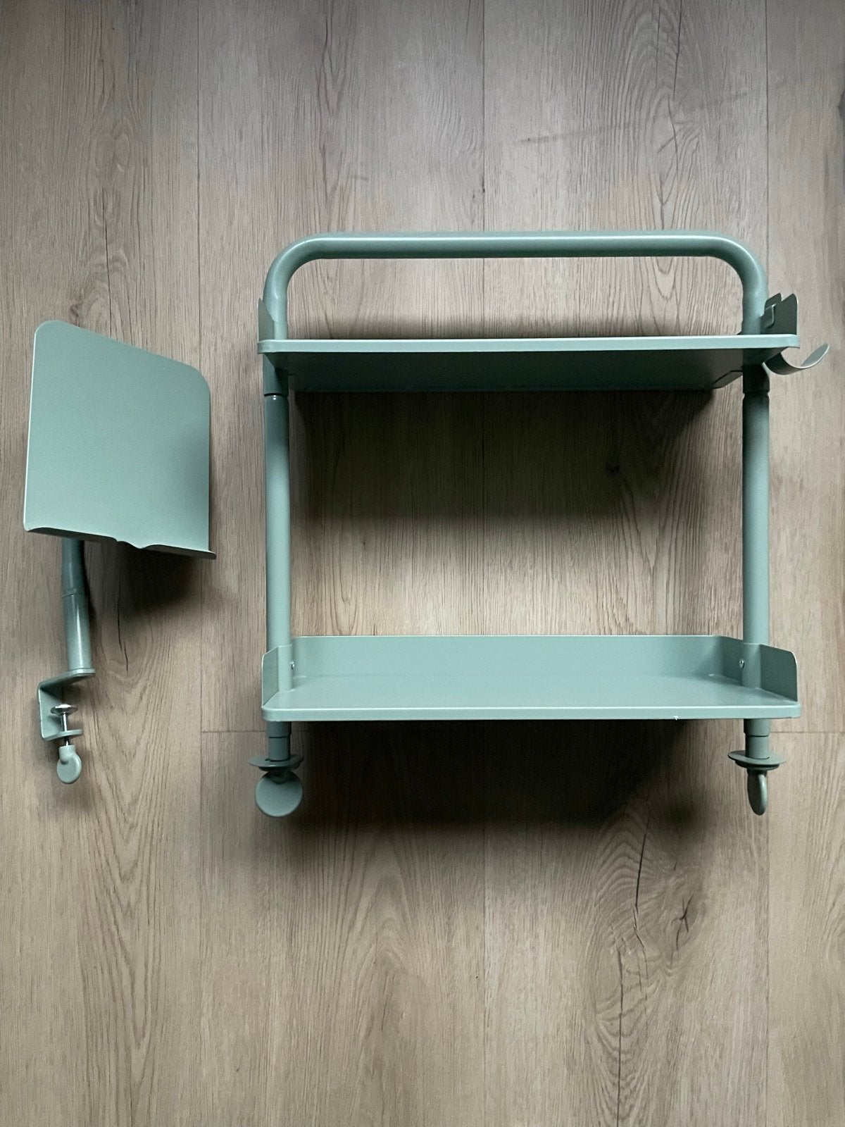 IKEA RELATERA plank + telefoon/tablet/boekenstandaard, Huis en Inrichting, Ophalen of Verzenden, Zo goed als nieuw