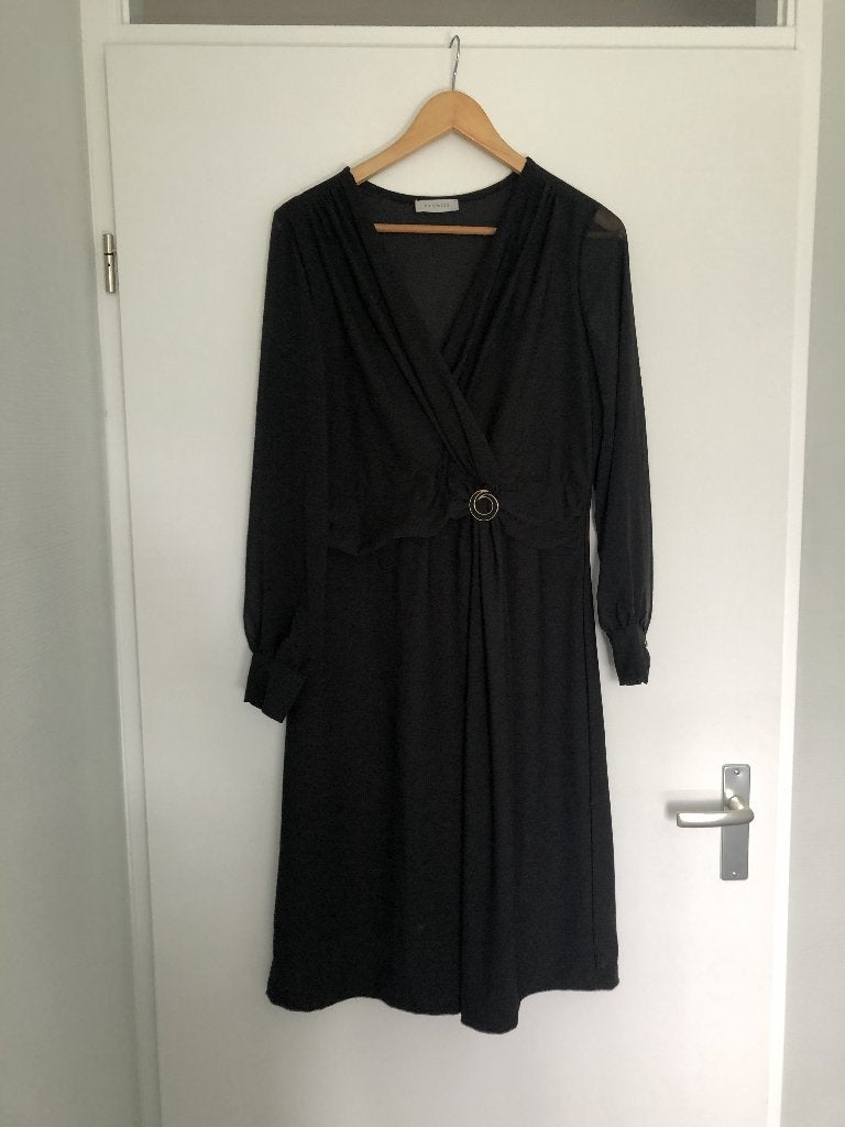 Zwarte jurk Promiss, Promiss, Zwart, Maat 46/48 (XL) of groter, Ophalen of Verzenden