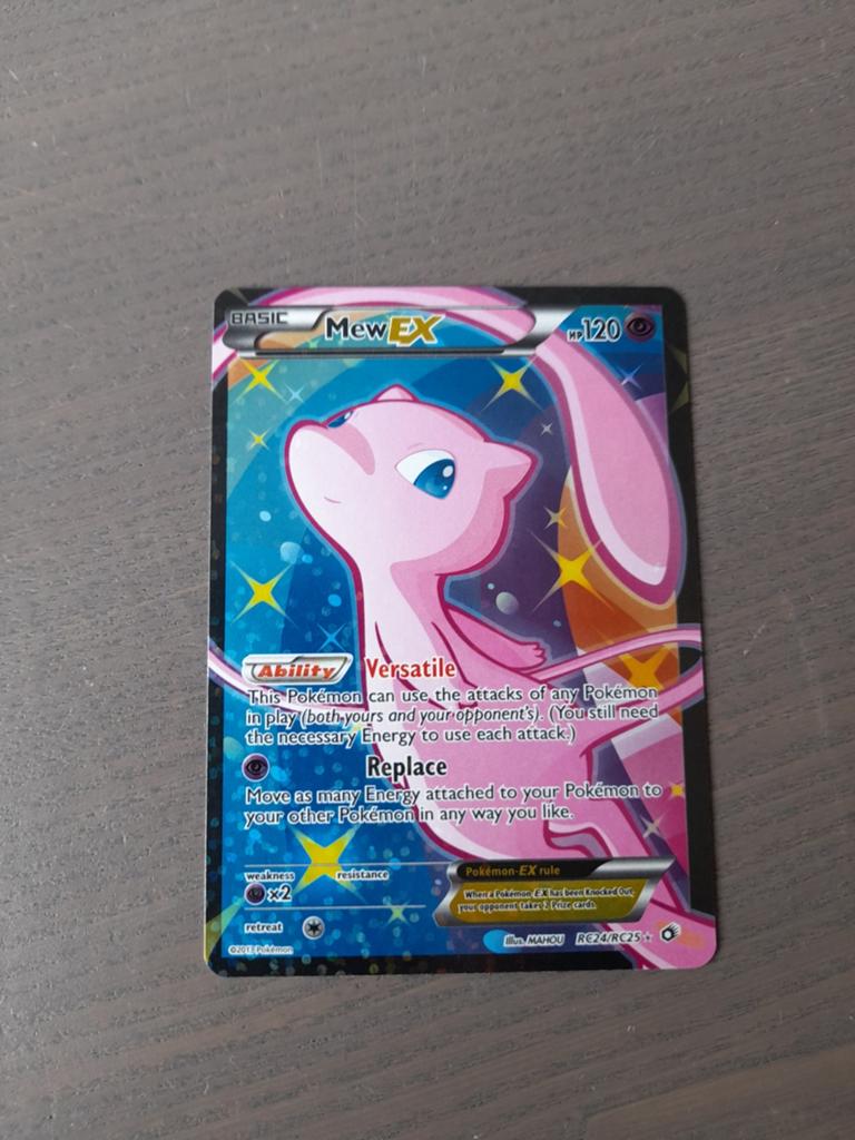 Legendary treasures rc24/rc25 mew ex, Ophalen of Verzenden, Gebruikt, Losse kaart, Foil