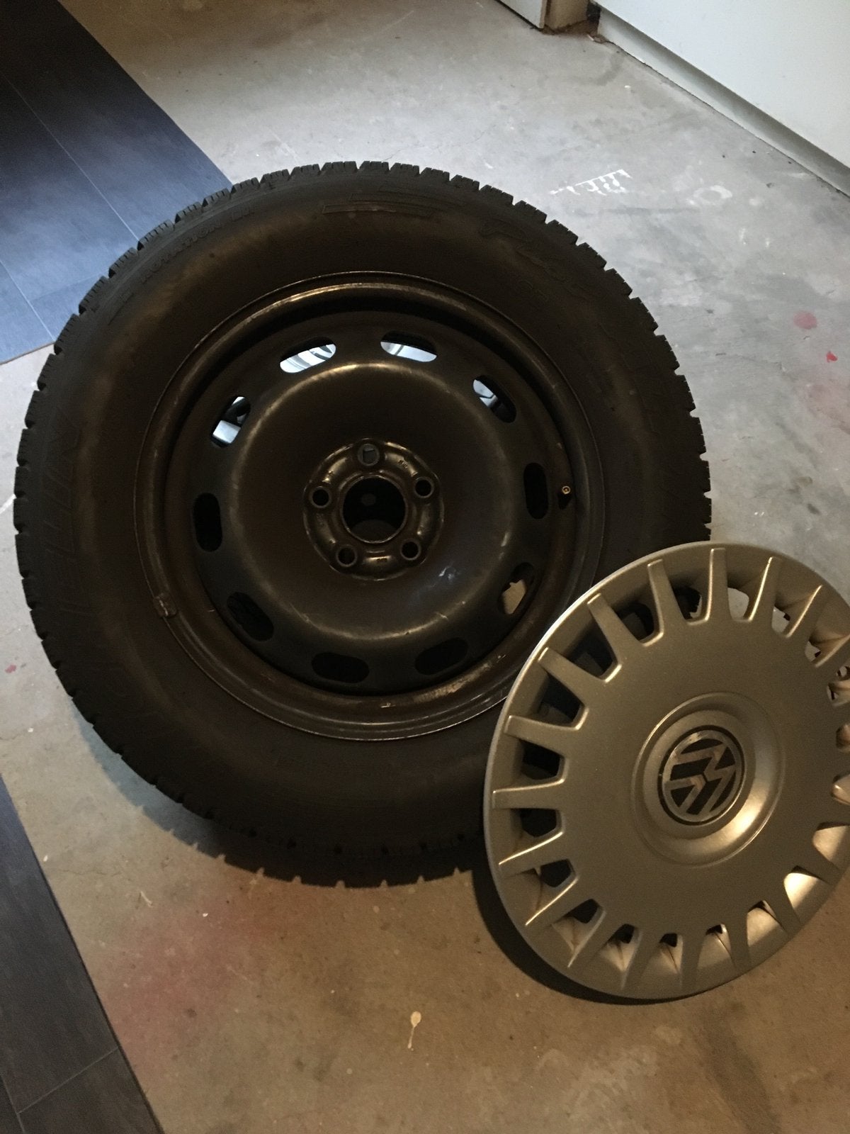 Vw wieldoppen 4x, Auto-onderdelen, Ophalen, Gebruikt, Seat