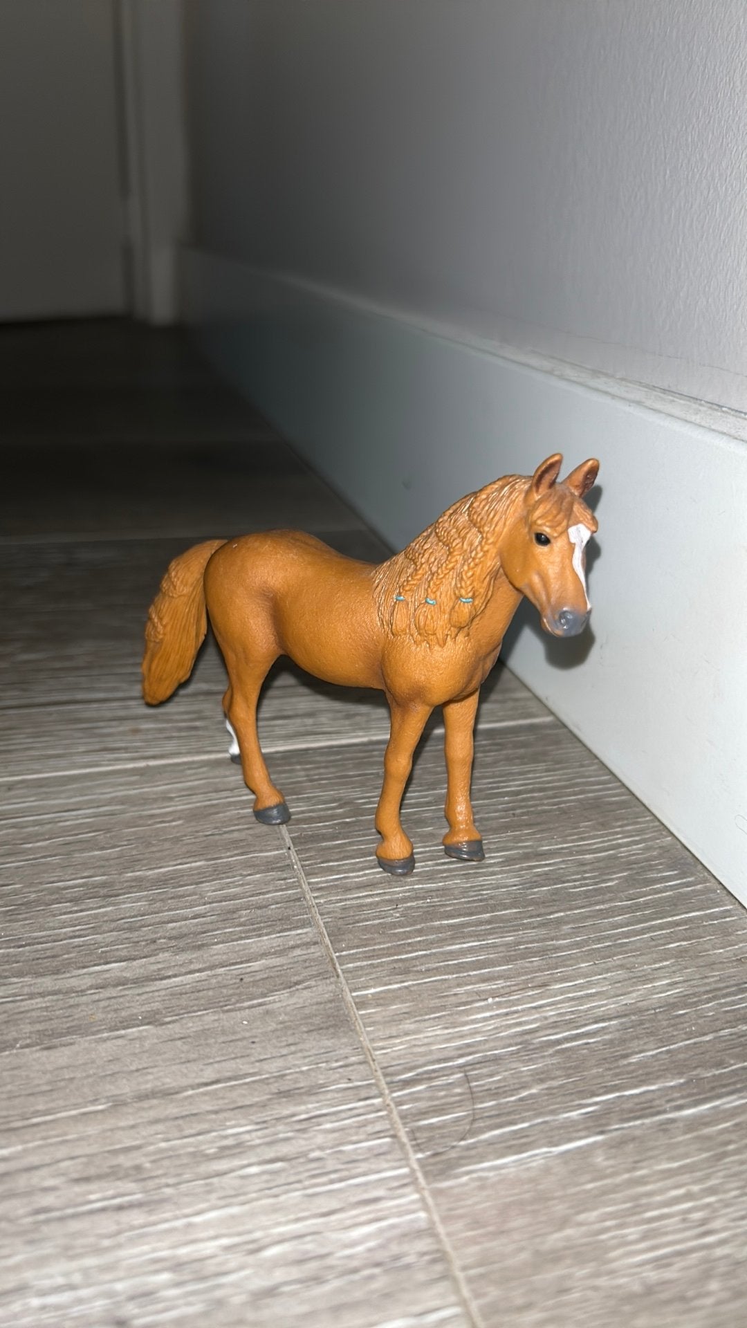 Schleich duitse rijpony merrie, Verzamelen, Dierenverzamelingen, Ophalen of Verzenden, Zo goed als nieuw, Paard, Beeldje of Figuurtje
