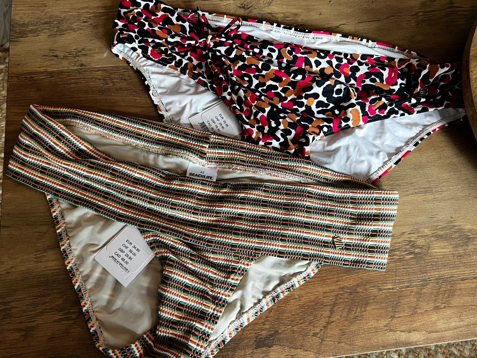 Beachlife (hoge) bikini broekje, Verzenden, Nieuw, Meerkleurig, Zwembroek of Short