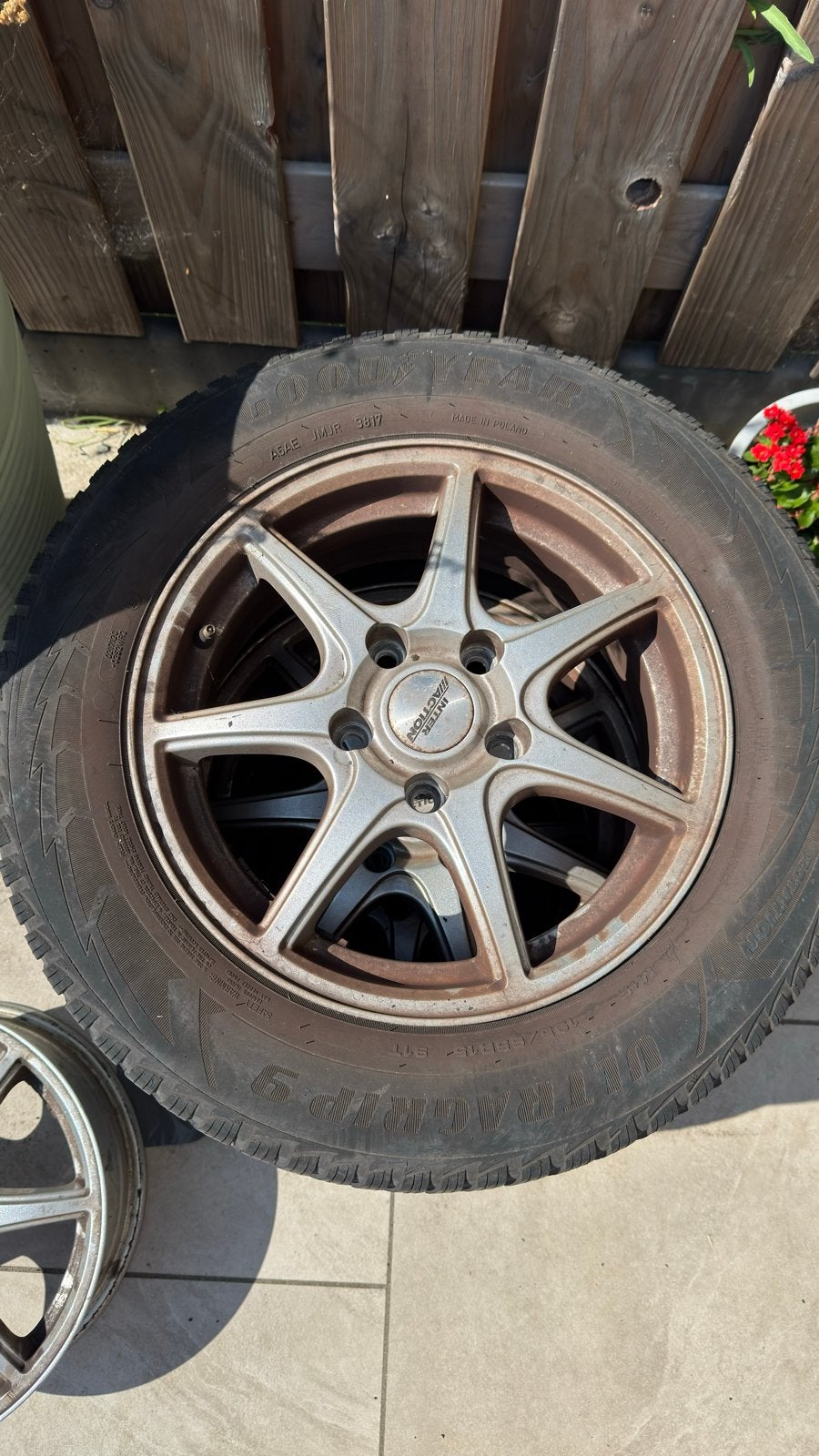 Winterbanden met velgen 185/65 R15, Ophalen, Gebruikt, 15 inch, Banden en Velgen