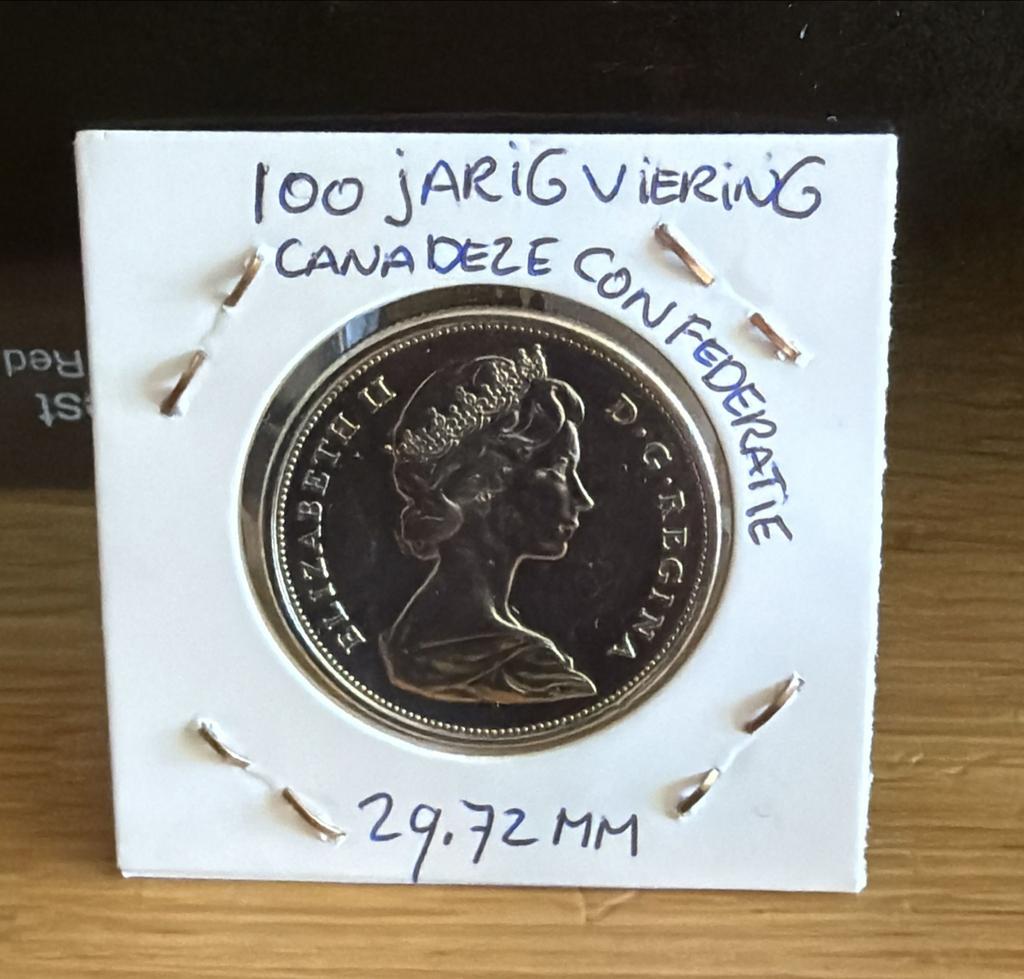 Canada 50 Cent Zilveren Munt 1967 - 11.66 gram, Ophalen