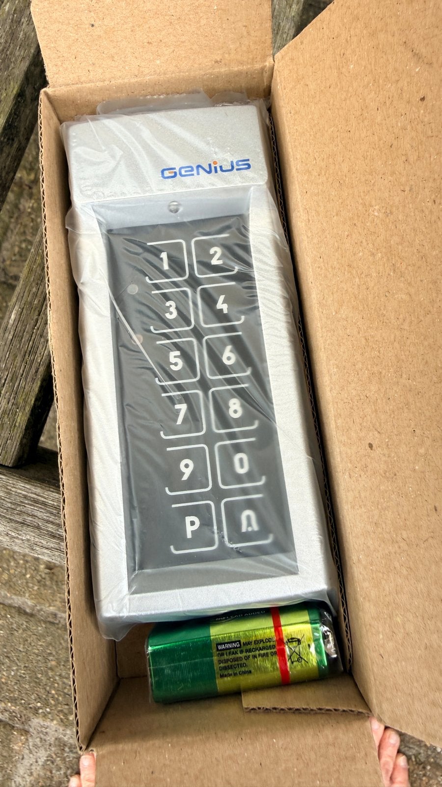 Genius Afstandsbediening Toetsenbord code paneel tableau, Doe-het-zelf en Verbouw, Alarmsystemen, Overige typen, Nieuw, Ophalen of Verzenden