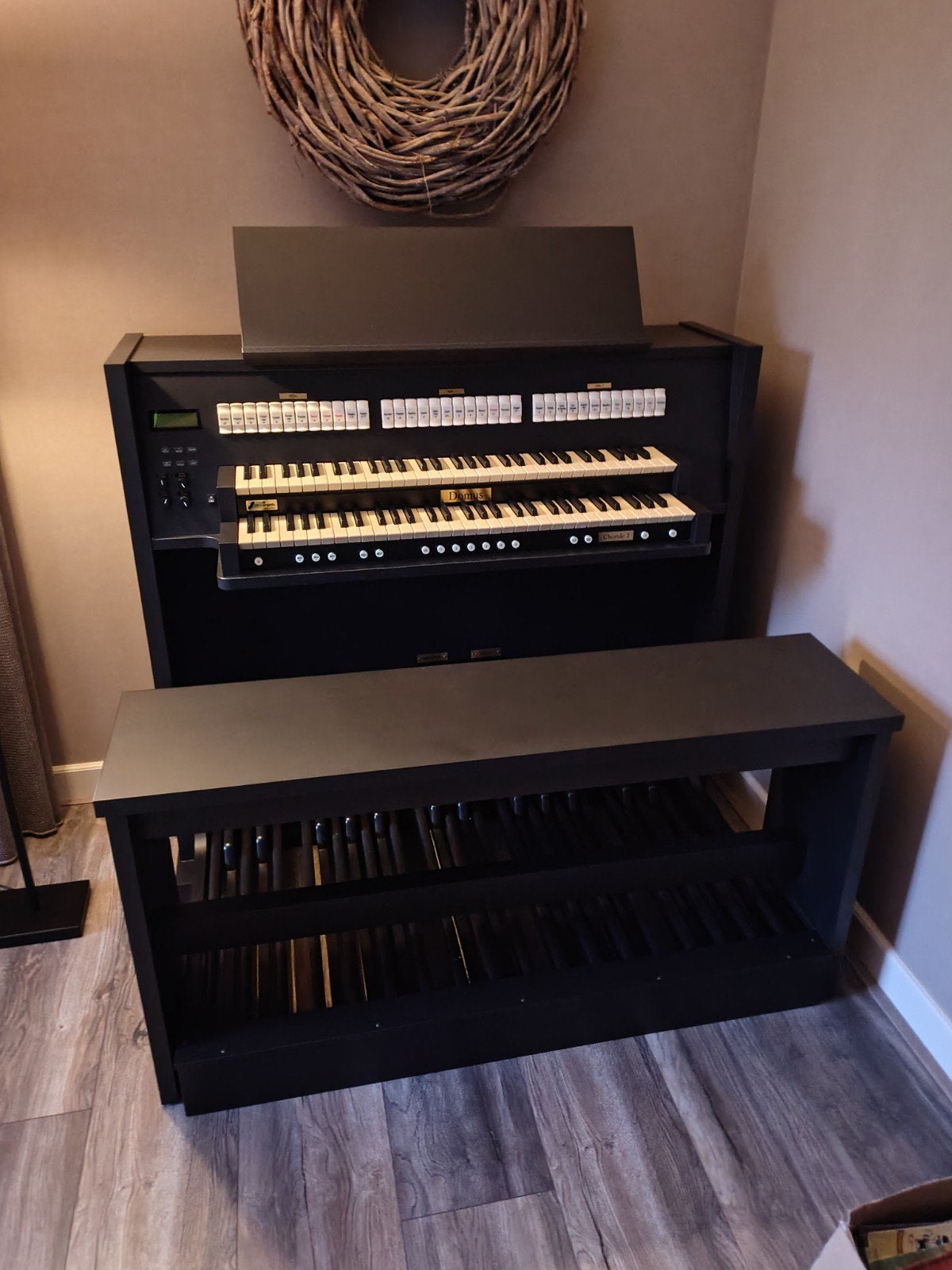 PRACHTIGE MAT ZWARTE DIGITALE DOMUS CHORALE 2., Ophalen, Zo goed als nieuw, 2 klavieren, Orgel