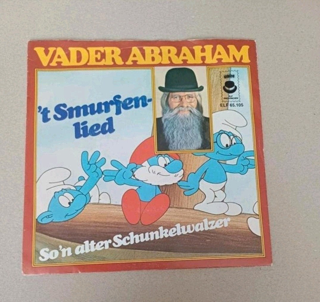 Vader Abraham  - 'T Smurfenlied, Gebruikt, 7 inch, Ophalen of Verzenden, Pop