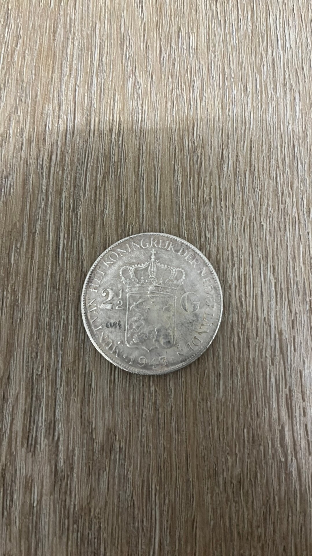 2,5 gulde uit 1943, Ophalen of Verzenden, 2½ gulden, Los biljet