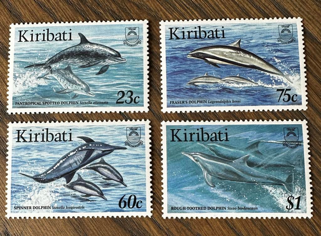 Kiribati 1996 dolfijnen postzegels, Postzegels en Munten, Postzegels | Amerika, Postfris, Ophalen of Verzenden