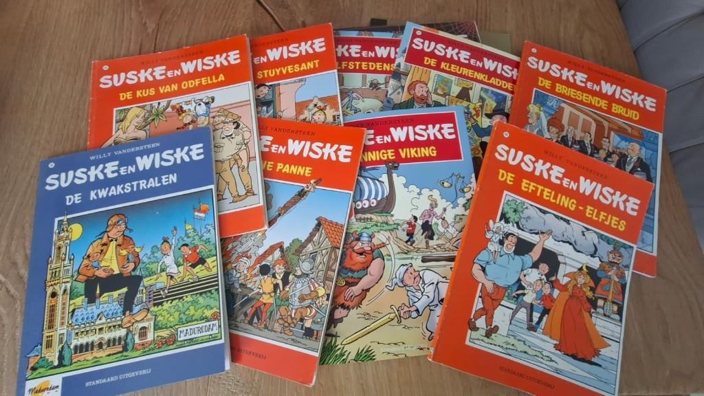 Suske en Wiske strips, Meerdere stripboeken, Ophalen of Verzenden, Gelezen, Willy Vandersteen