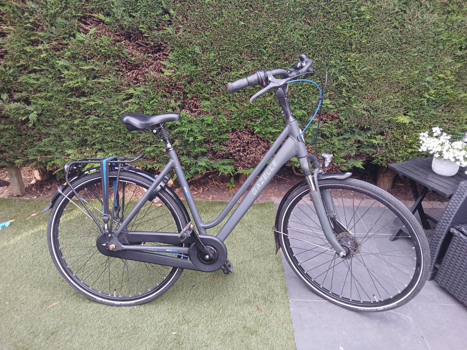Damesfiets Gazelle Vento C7, Versnellingen, Ophalen of Verzenden, Gazelle, 53 tot 56 cm
