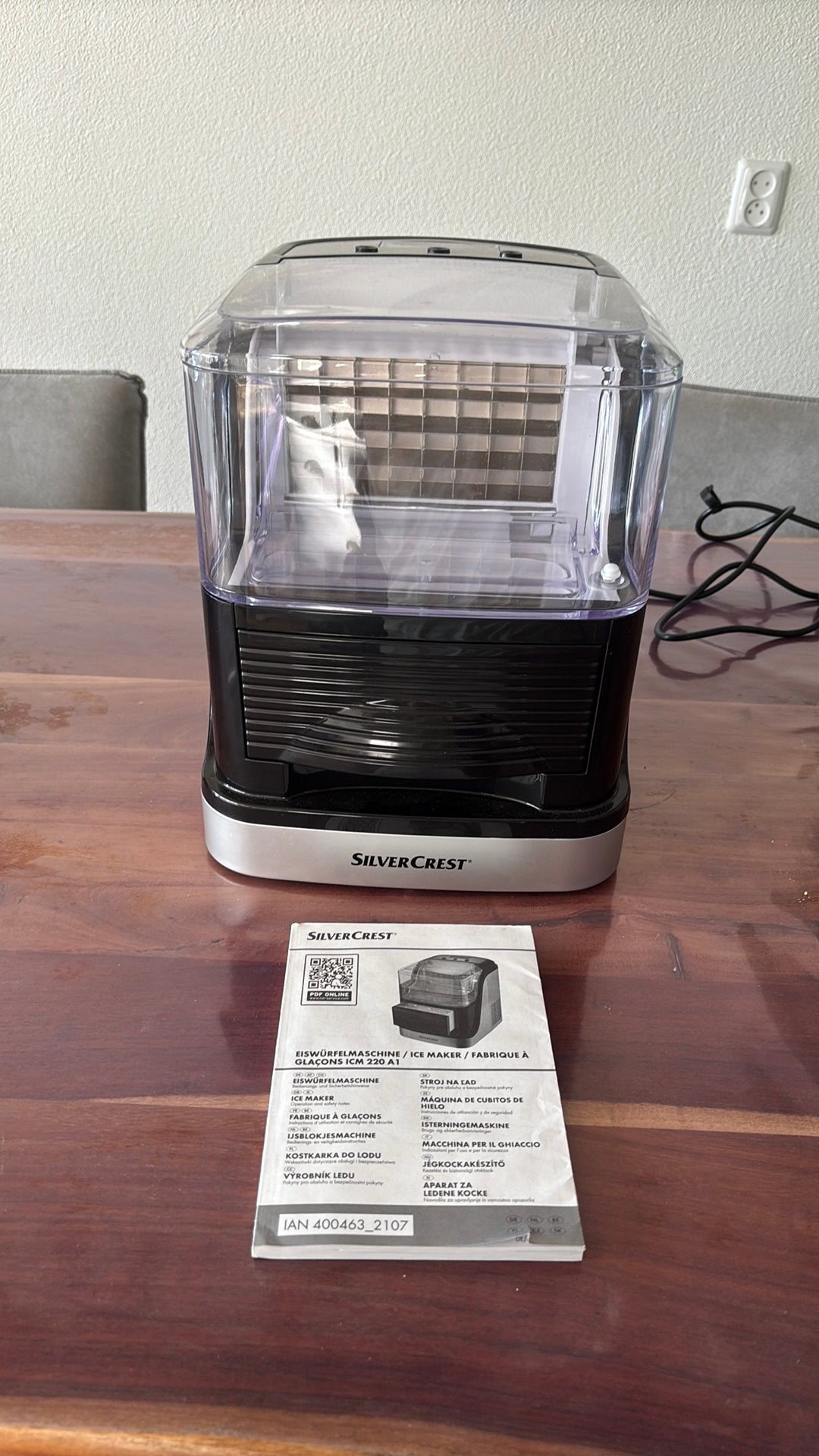 Ijsblokjesmachine Silvercrest model 220A1, Witgoed en Apparatuur, Ophalen of Verzenden, Nieuw