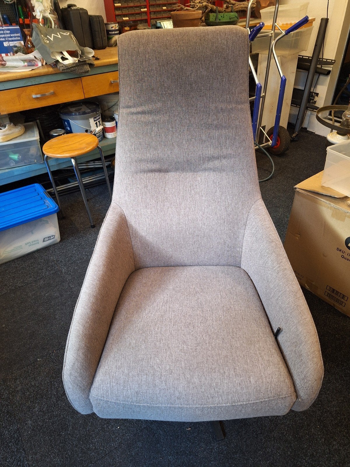 Prominent Relaxfauteuil T.E.A.B, Ophalen, Gebruikt, Metaal, Modern