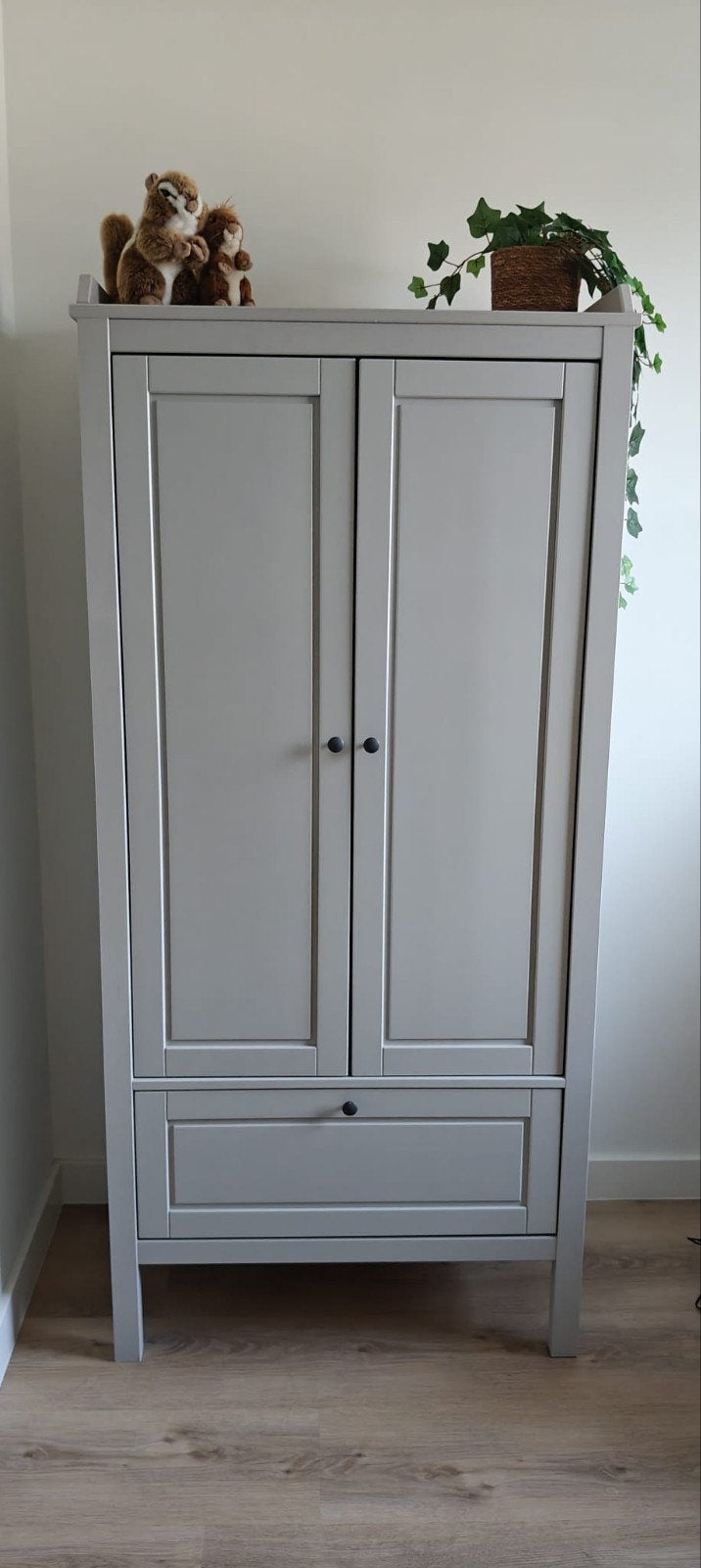 Ikea Sundvik kledingkast 80x50x171cm - Grijs, Ophalen, Ikea Sundvik, Met klep(pen), 50 tot 100 cm