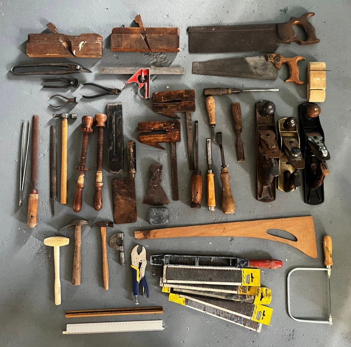oud antiek gereedschap vnl houtbewerking Stanley blok schaaf, Ophalen of Verzenden