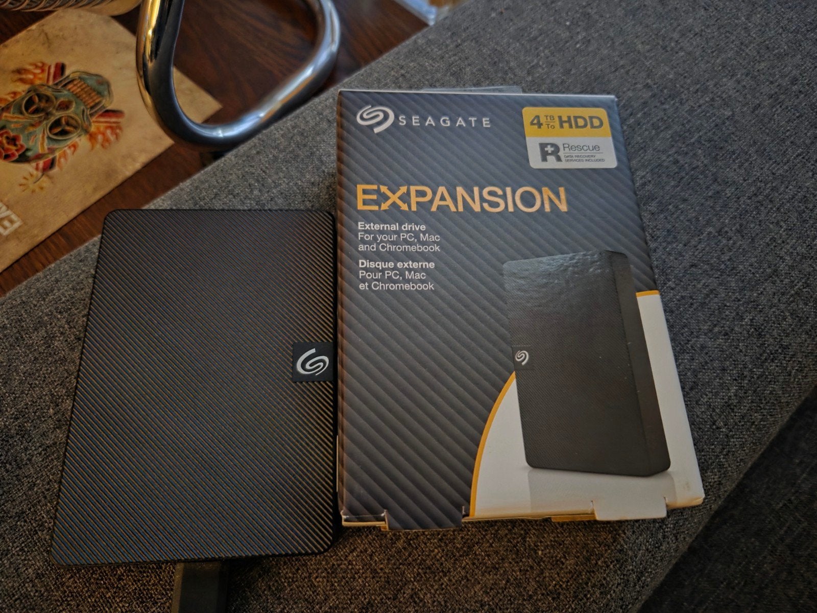 ✅ Seagate Expansion Port. USB 3.0 Externe Schijf 4 TB Zwart, Computers en Software, Harde schijven, Ophalen, Zo goed als nieuw