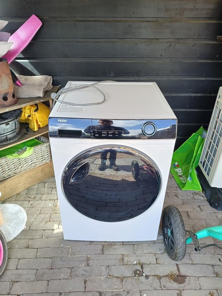 Haier warmtepomp condensdroger - Zuinig en perfect werkend, Witgoed en Apparatuur, Wasdrogers, Zo goed als nieuw, Condens, Voorlader