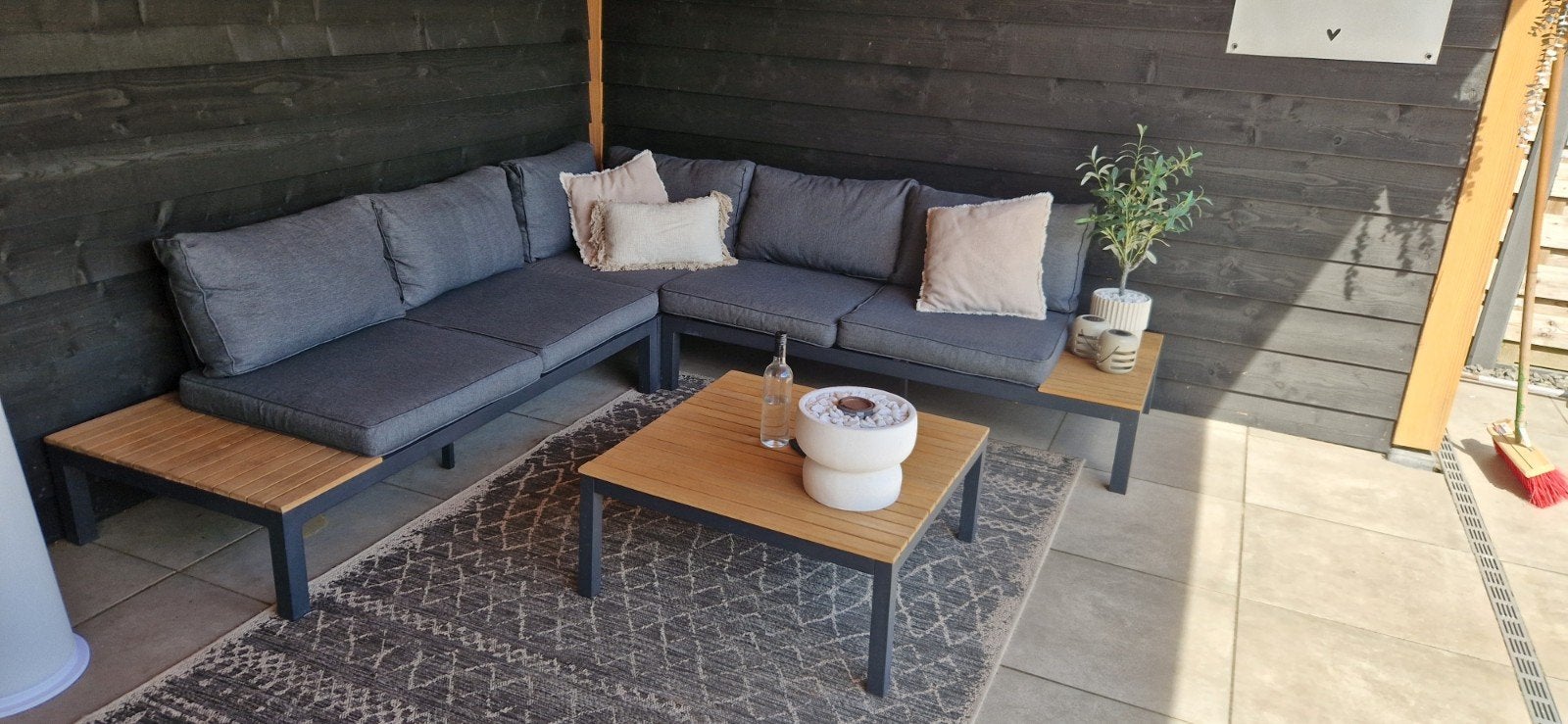 loungeset, Tuin en Terras, Ophalen, Zo goed als nieuw