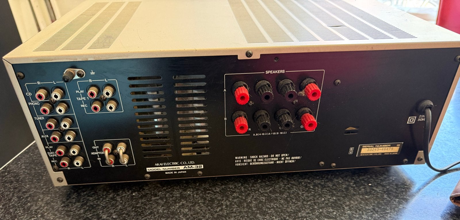 Akai AM-32 Stereo Geïntegreerde Versterker, Overige merken, Gebruikt, Ophalen of Verzenden, 60 tot 120 watt