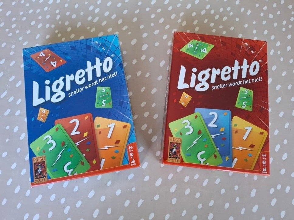Ligretto Kaartspel - Rood en Blauw Editie. Ook los te koop., Drie of vier spelers, Ophalen of Verzenden, Zo goed als nieuw, Schmidt Spiele
