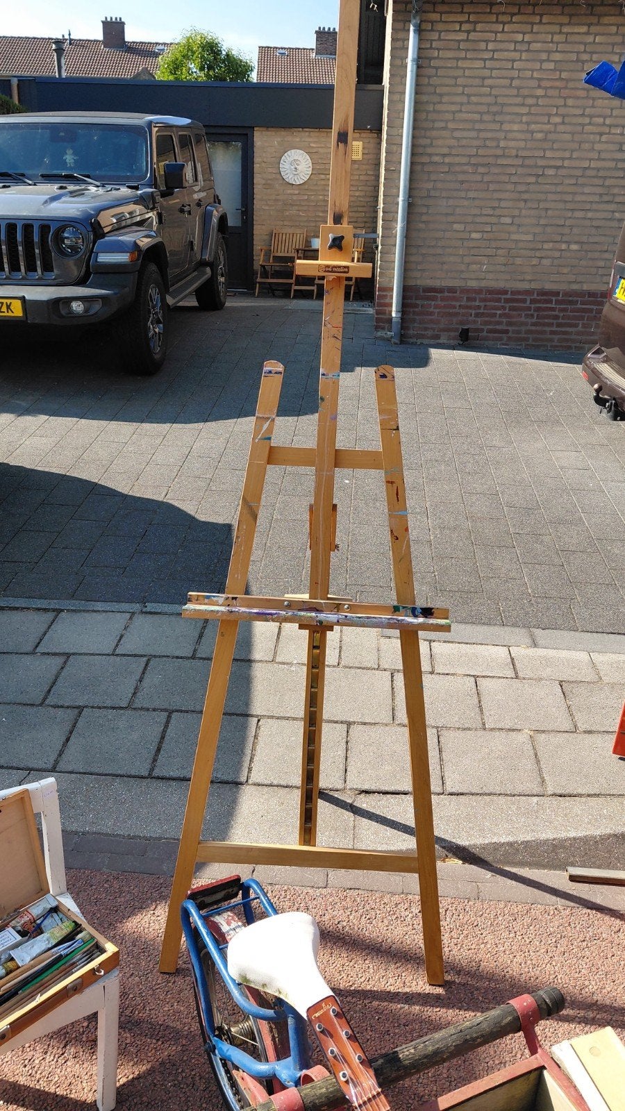 Schildersezel, Hobby en Vrije tijd, Schilderen, Ophalen, Gebruikt
