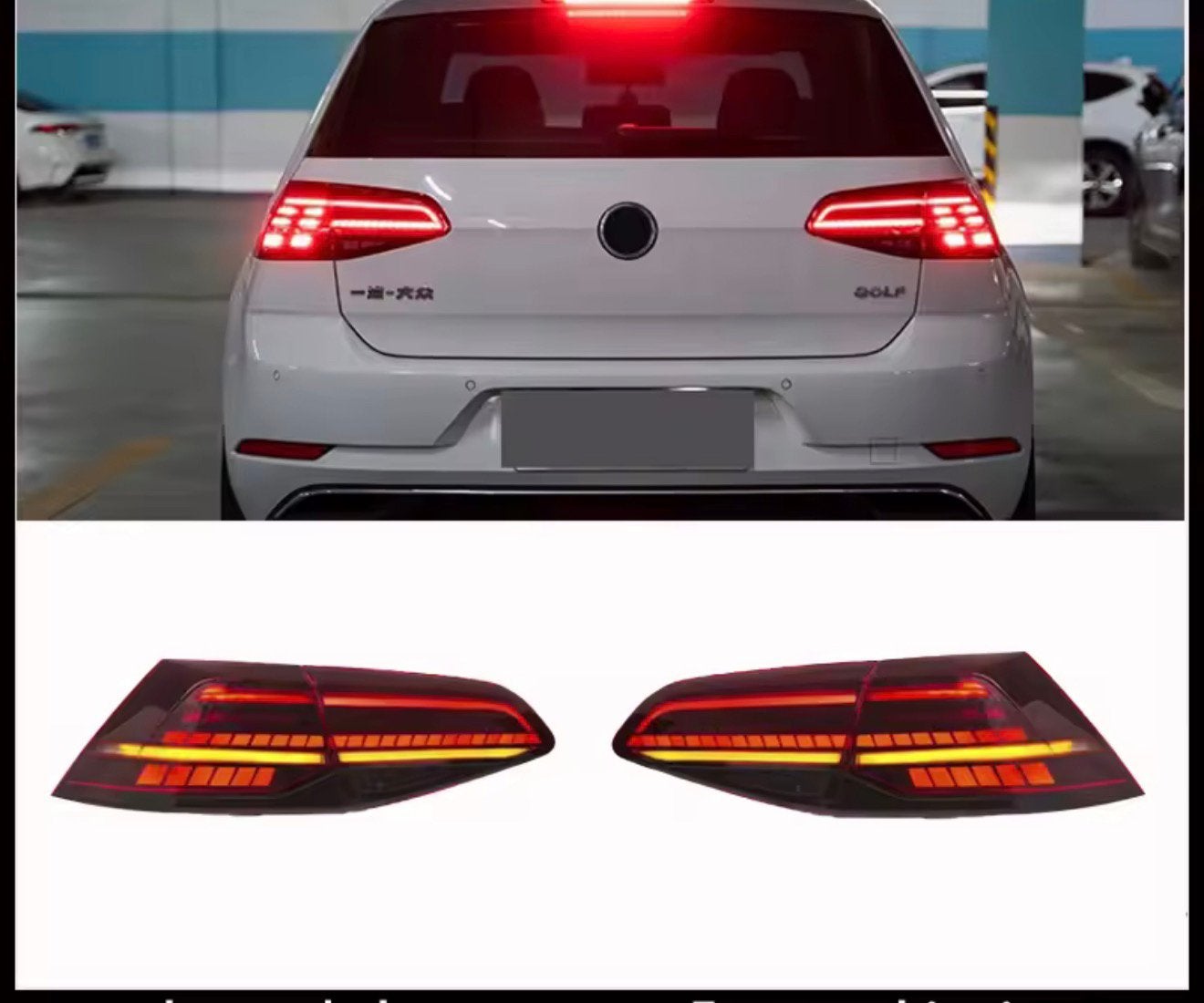 Volkswagen Golf 7 & 7.5 facelift achterlichten dynamische, Ophalen of Verzenden, Nieuw, Volkswagen