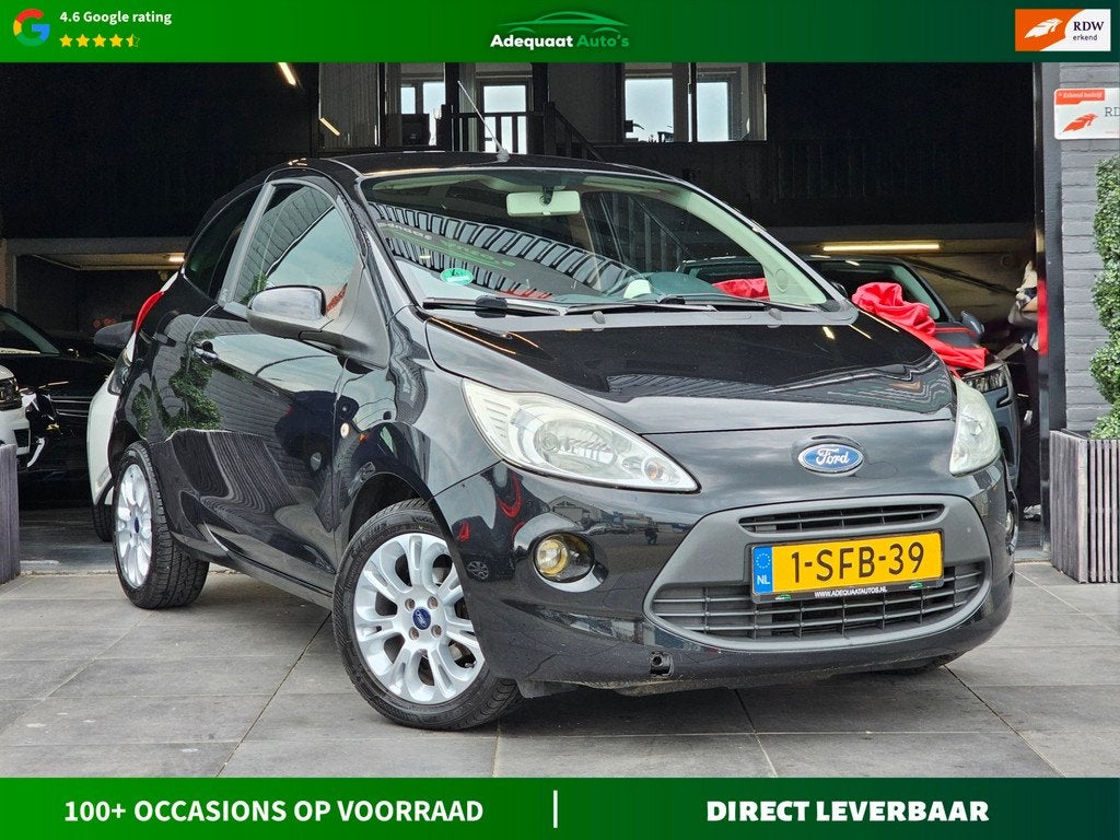 Ford Ka 1.2 Trend|Airco|EL Pakket|LM Velgen|APK, Stof, Gebruikt, 4 cilinders, 4 stoelen