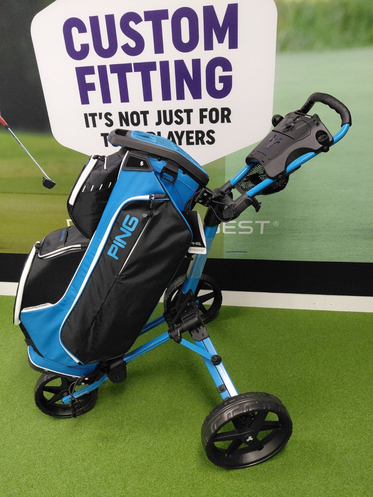 Ping Traverse Cartbag & Fastfold Square Trolley, Ophalen of Verzenden, Nieuw, Tas, Ping