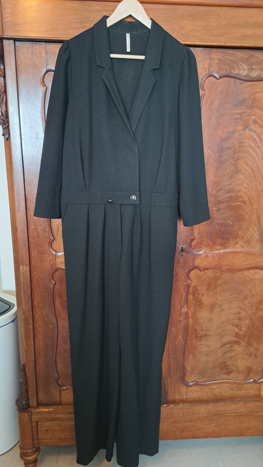 I.CODE Zwarte Jumpsuit Maat 42 (44 FR), Verzenden, Zwart, I.CODE, Maat 42/44 (L)