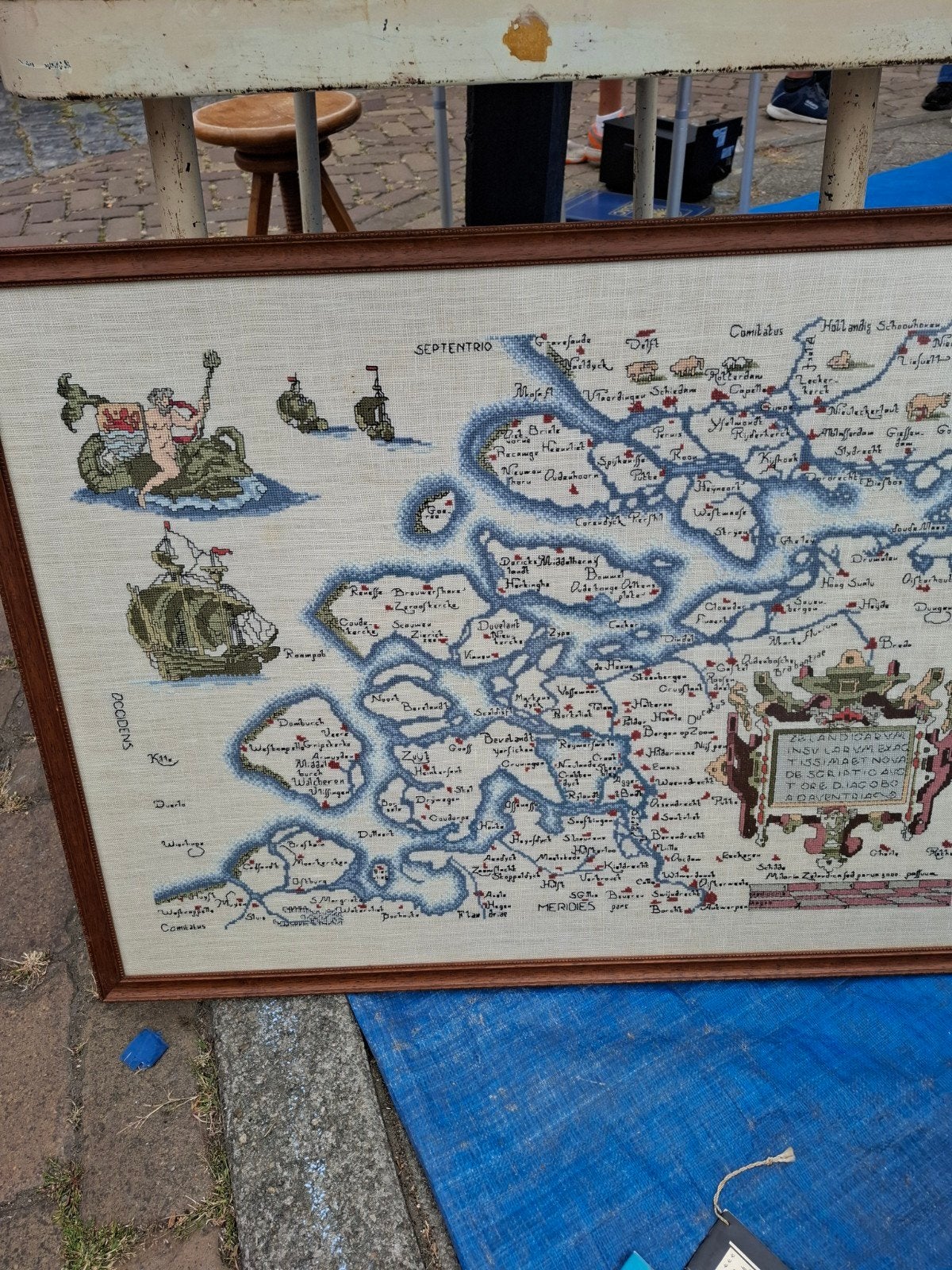 borduurpatroon gezocht kaart van Zeeland, Ophalen of Verzenden, Patroon