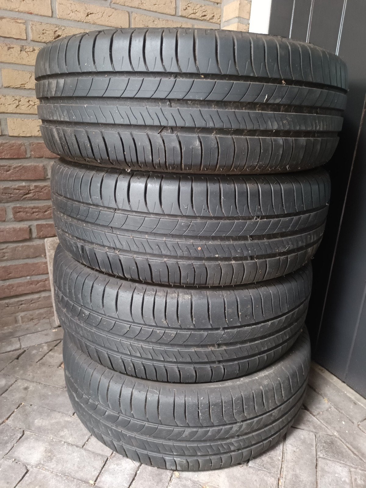 4x zomerbanden zo goed als nieuw!! Michelin green 205/60 R16, Ophalen of Verzenden, Nieuw