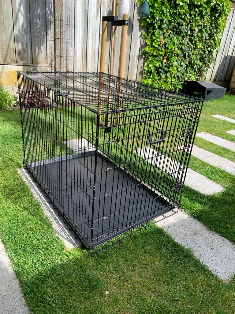 Opvouwbare (honden) bench XL, Ophalen, Gebruikt