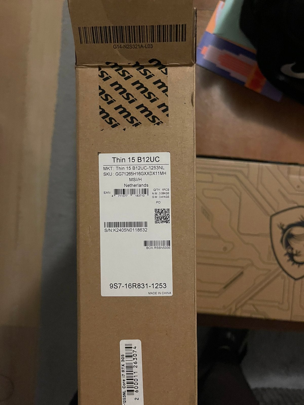 MSI Thin 15 Gaming Laptop – i7 / RTX 3050 / 16GB / 144Hz, 15 inch, Ophalen of Verzenden, Zo goed als nieuw, Gaming
