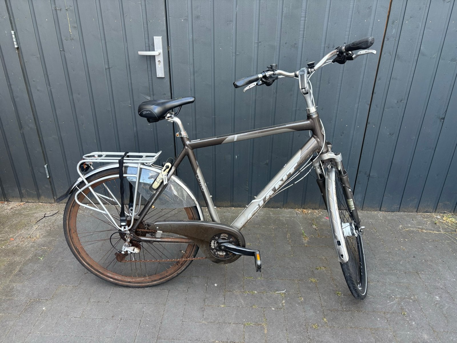 Giant herenfiets - opknapper, Ophalen, Gebruikt, Velgrem, Versnellingen