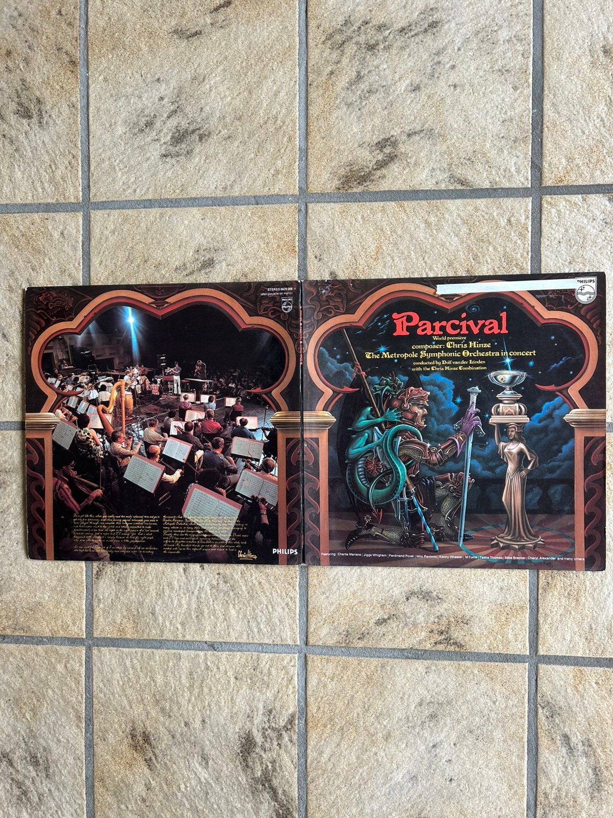 DUBBEL LP PARCIVAL VAN CHRIS HINZE UIT 1976, 1960 tot 1980, Inclusief binnenhoes, Ophalen of Verzenden, Zo goed als nieuw