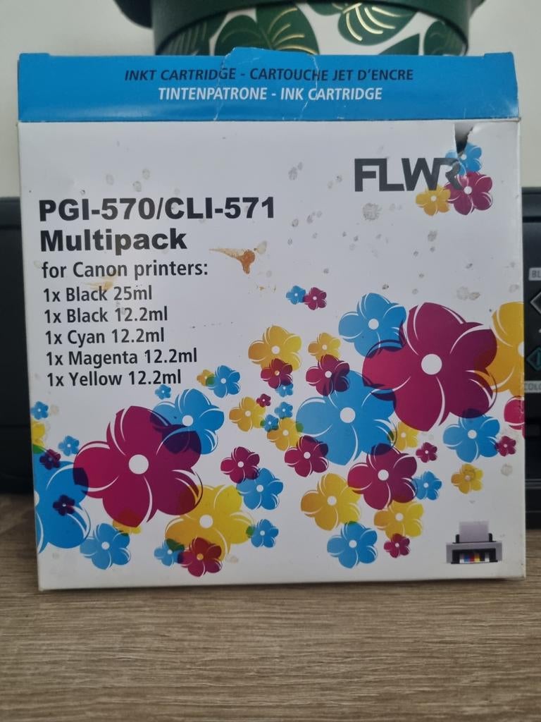 FLW PGI-570/CLI-571 Multipack Inktcartridges Canon, Ophalen, Nieuw, Cartridge, FLW