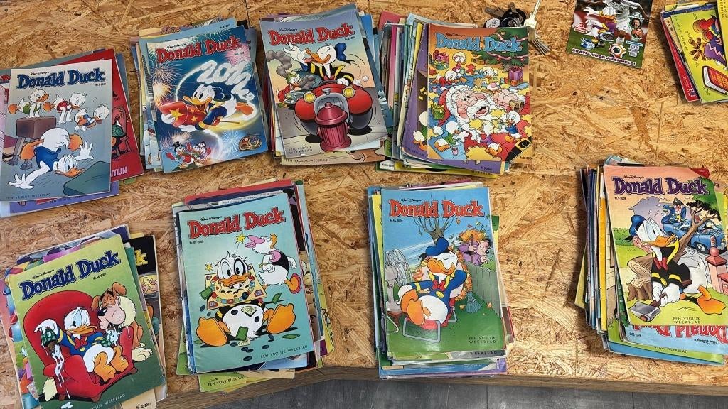 Tas vol Donald Duck, Diversen, Rommelmarktspullen, Ophalen, Gebruikt