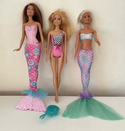Prachtige zeemeermin Barbiepoppen - Zo goed als nieuw, Kinderen en Baby's, Ophalen of Verzenden, Zo goed als nieuw, Barbie