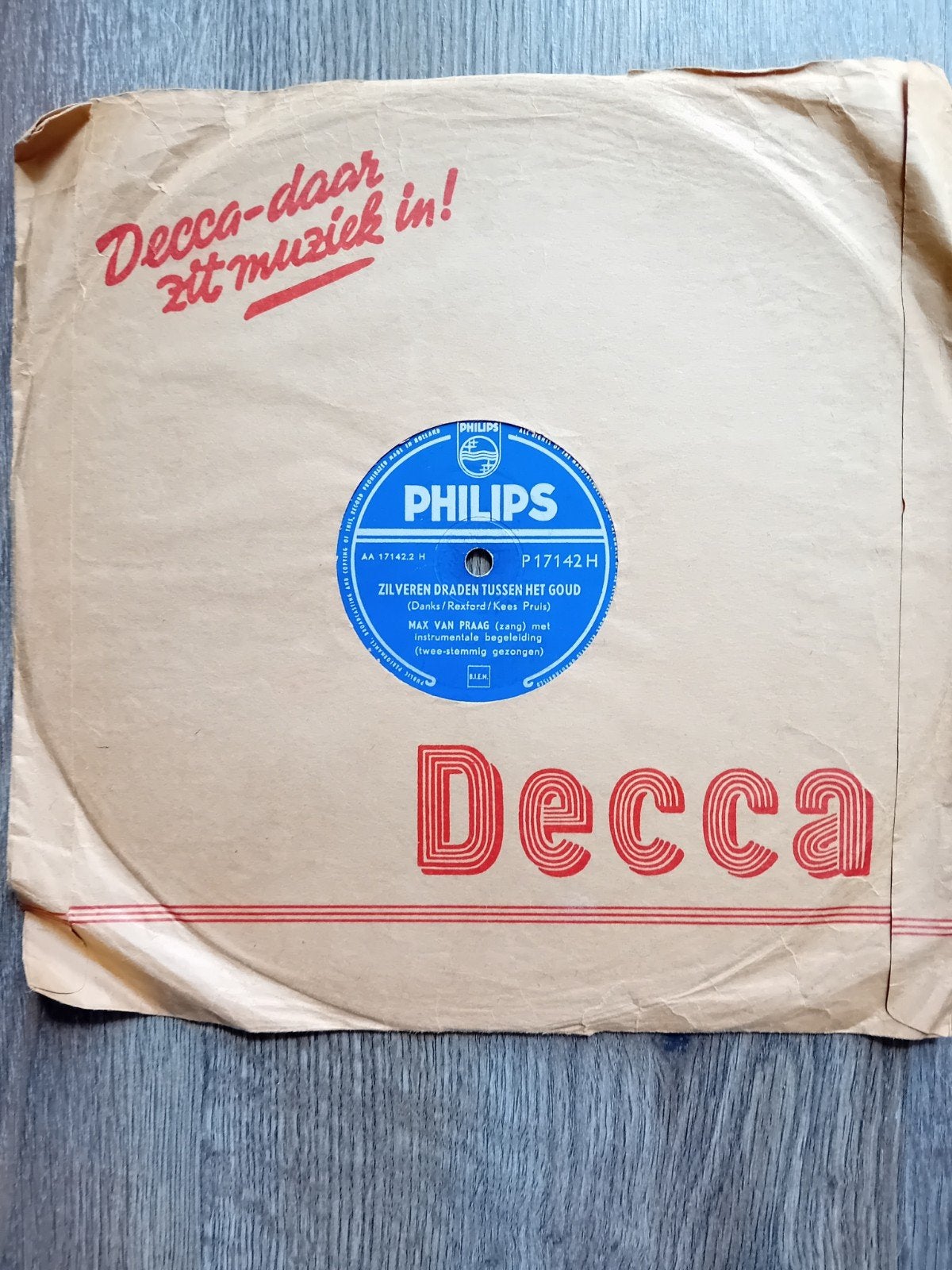 Max van Praag - Ode aan de Westertoren / Zilveren Draden, Gebruikt, 7 inch, Ophalen of Verzenden, EP