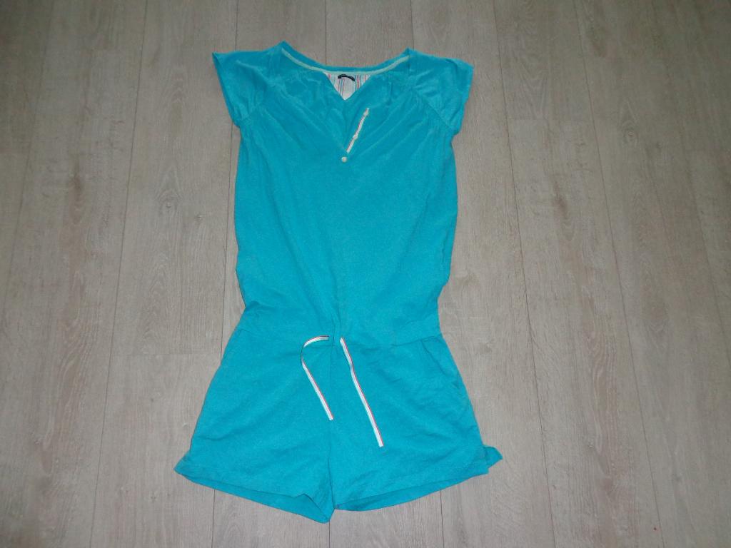 turqouise damesplaysuit van Tommy Hilfiger, maat M, Ophalen of Verzenden, Zo goed als nieuw, Maat 38/40 (M), Blauw