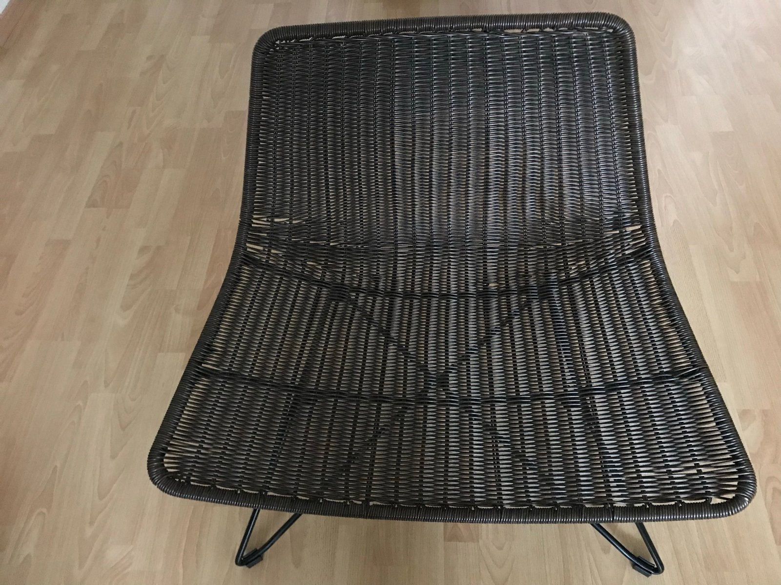 Comfortabele rotan stoel - Donkerbruin, Ophalen, Bruin, Riet of Rotan, Zo goed als nieuw